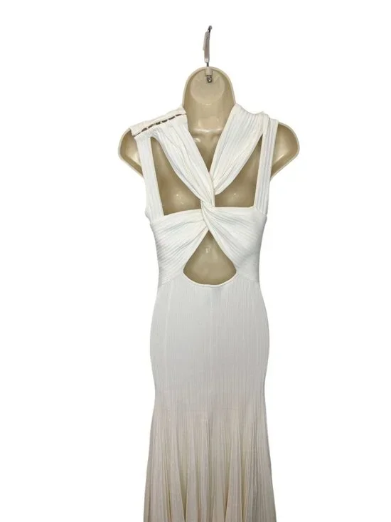 Aknvas Ingrid Midi Dress White NWOT - Size S - Picture 6 of 11